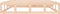vidaXL - Bedframe - massief - hout - 120x200 - cm