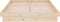 vidaXL - Bedframe - massief - hout - 120x200 - cm