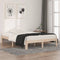 vidaXL - Bedframe - massief - hout - 135x190 - cm - Double