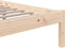 vidaXL - Bedframe - massief - hout - 135x190 - cm - Double