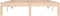 vidaXL - Bedframe - massief - hout - 135x190 - cm - Double