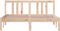 vidaXL - Bedframe - massief - hout - 135x190 - cm - Double
