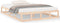 vidaXL - Bedframe - massief - hout - 135x190 - cm