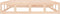 vidaXL - Bedframe - massief - hout - 135x190 - cm
