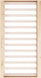 vidaXL - Bedframe - massief - hout - 135x190 - cm