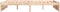 vidaXL - Bedframe - massief - hout - 135x190 - cm