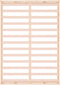 vidaXL - Bedframe - massief - hout - 135x190 - cm