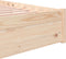 vidaXL - Bedframe - massief - hout - 135x190 - cm