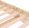 vidaXL - Bedframe - massief - hout - 135x190 - cm