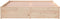 vidaXL - Bedframe - massief - hout - 135x190 - cm