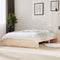vidaXL - Bedframe - massief - hout - 140x190 - cm