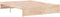 vidaXL - Bedframe - massief - hout - 140x190 - cm