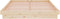 vidaXL - Bedframe - massief - hout - 140x190 - cm