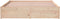 vidaXL - Bedframe - massief - hout - 140x190 - cm