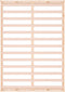 vidaXL - Bedframe - massief - hout - 140x200 - cm