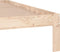 vidaXL - Bedframe - massief - hout - 150x200 - cm - King - Size
