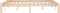 vidaXL - Bedframe - massief - hout - 150x200 - cm - King - Size