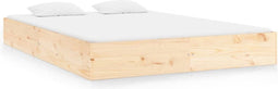 vidaXL - Bedframe - massief - hout - 150x200 - cm