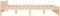 vidaXL - Bedframe - massief - hout - 150x200 - cm