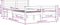 vidaXL - Bedframe - massief - hout - 150x200 - cm