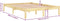 vidaXL - Bedframe - massief - hout - 150x200 - cm
