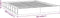 vidaXL - Bedframe - massief - hout - 150x200 - cm