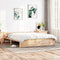 vidaXL - Bedframe - massief - hout - 150x200 - cm