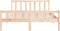 vidaXL - Bedframe - massief - hout - 150x200 - cm