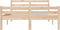 vidaXL - Bedframe - massief - hout - 150x200 - cm