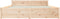 vidaXL - Bedframe - massief - hout - 150x200 - cm