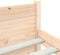 vidaXL - Bedframe - massief - hout - 150x200 - cm