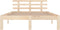vidaXL - Bedframe - massief - hout - 150x200 - cm