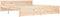 vidaXL - Bedframe - massief - hout - 150x200 - cm