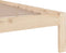 vidaXL - Bedframe - massief - hout - 150x200 - cm