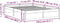 vidaXL - Bedframe - massief - hout - 150x200 - cm