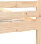 vidaXL - Bedframe - massief - hout - 150x200 - cm