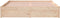 vidaXL - Bedframe - massief - hout - 150x200 - cm