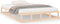 vidaXL - Bedframe - massief - hout - 160x200 - cm