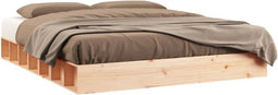 vidaXL - Bedframe - massief - hout - 180x200 - cm