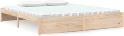 vidaXL - Bedframe - massief - hout - 180x200 - cm