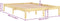 vidaXL - Bedframe - massief - hout - 180x200 - cm