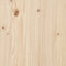 vidaXL - Bedframe - massief - hout - 180x200 - cm