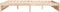 vidaXL - Bedframe - massief - hout - 180x200 - cm