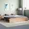 vidaXL - Bedframe - massief - hout - 180x200 - cm