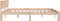 vidaXL - Bedframe - massief - hout - 180x200 - cm
