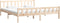 vidaXL - Bedframe - massief - hout - 180x200 - cm