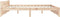 vidaXL - Bedframe - massief - hout - 180x200 - cm