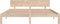 vidaXL - Bedframe - massief - hout - 180x200 - cm