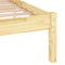 vidaXL - Bedframe - massief - hout - 180x200 - cm