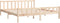 vidaXL - Bedframe - massief - hout - 180x200 - cm